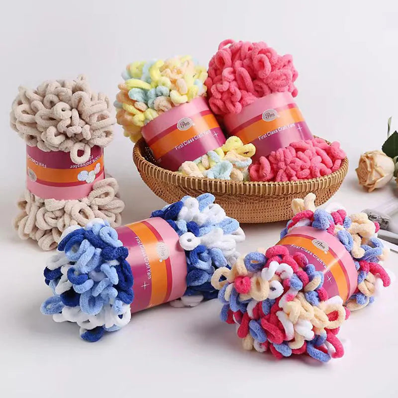 100g/ball Hand-woven Loop Chunky Yarn