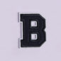 Navy Blue Letter Iron On Patch Applique