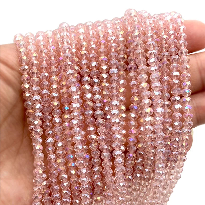 2 3 4 6 8mm Austria Faceted Crystal Beads Rondelle