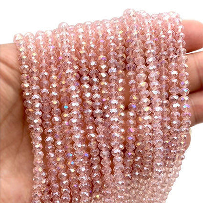 2 3 4 6 8mm Austria Faceted Crystal Beads Rondelle