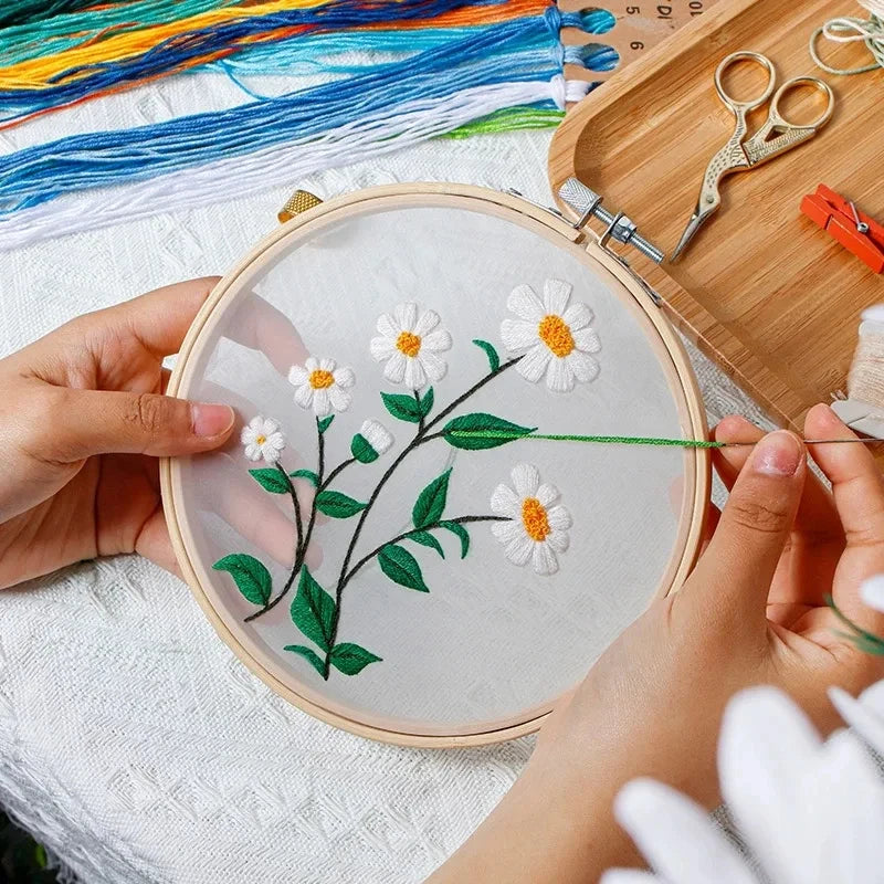 Transparent Double-Sided Embroidery Kit