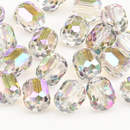 9mm Austria Crystal Beads Faceted Round Barrel Loose Spacer Beads
