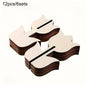 12pcs/6sets Wooden Tulip Shapes