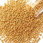 12Grams/Tube 2mm Metallic Seed Beads Japanese Round Glass Seedbeads 1200pcs