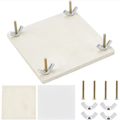 Wood 4x4 Inch Plant & Leaf Preservation Set Flower Press Kit