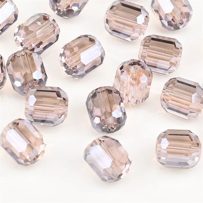 9mm Austria Crystal Beads Faceted Round Barrel Loose Spacer Beads