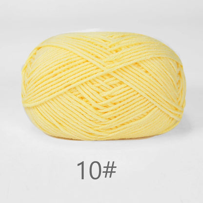 A1-a 50g/Set Soft Milk Cotton Yarn for Crochet Threads for Knitting
