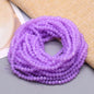 New 2 3 4mm Dyeing Rondelle Crystal Glass Beads