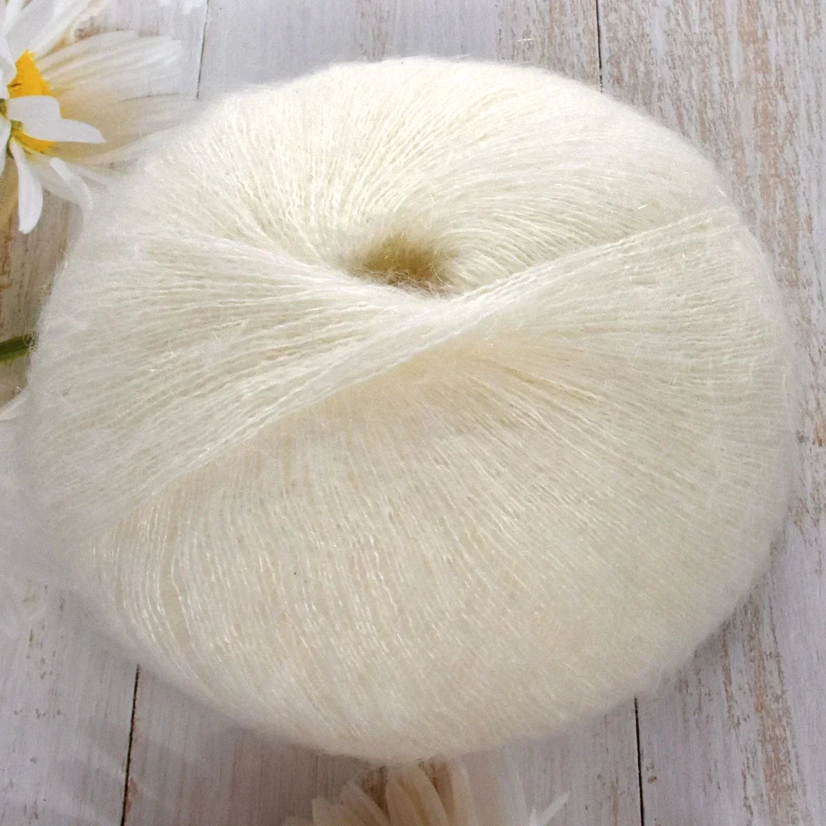 1pcs 50g Mohair Silk Wool Yarn 15% Wool 15% Mohair 40% Acrylic 30%