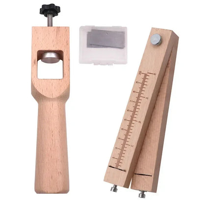 Wooden Leather Strap Cutter Adjustable Strip Belt Precise Cutting Tool