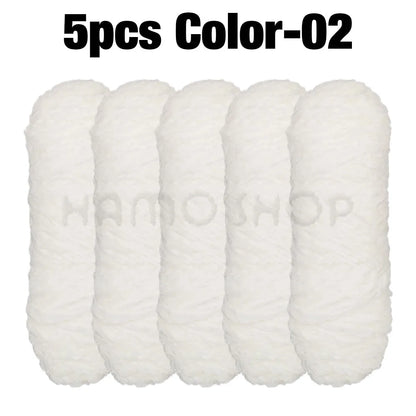 5 Rolls 100g Each Roll Premium Velvet Chenille Yarn