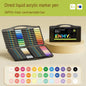 ENMY Acrylic Paint Markers Pen Soft Head Direct Liquid
