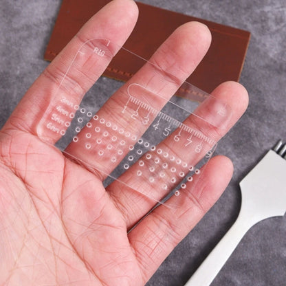 Leather Stitching Aid Plate, Leather Punching Tool Leather Work Tool