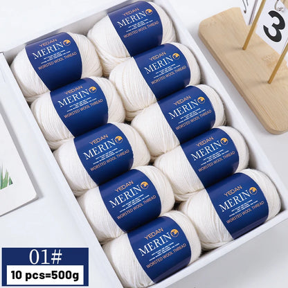 500g fine fine wool yarn