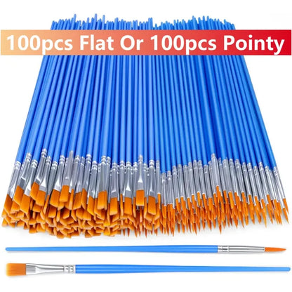 100pcs Paint Brushes Set for Kids