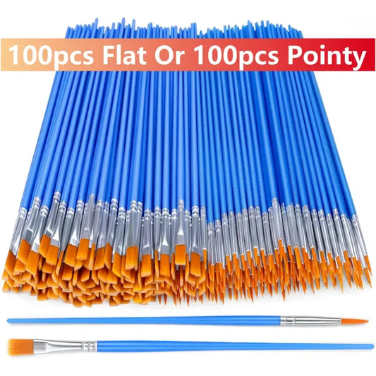 100pcs Paint Brushes Set for Kids