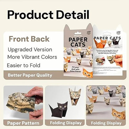 Creative Cats Dogs Origami Paper DIY Folding Paper