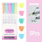 5-15 Colors Double Headed Highlighter Pen Set