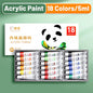 Acrylic Paint Set 12/18/24 Colors 5ml/0.17oz,Water-Proof