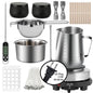 DIY Handmade Candle Craft Tools Kit with Wax Melting Hot Plate