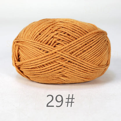 A1-a 50g/Set Soft Milk Cotton Yarn for Crochet Threads for Knitting