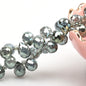 Austria AB Color Crystal Strawberry Beads 10*8mm Shiny Faceted Glass Beads