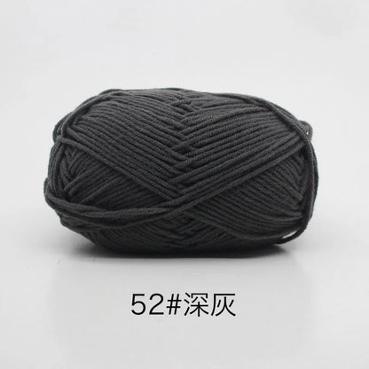 40-50g/Set 4ply Milk Cotton(80%) Knitting Yarn