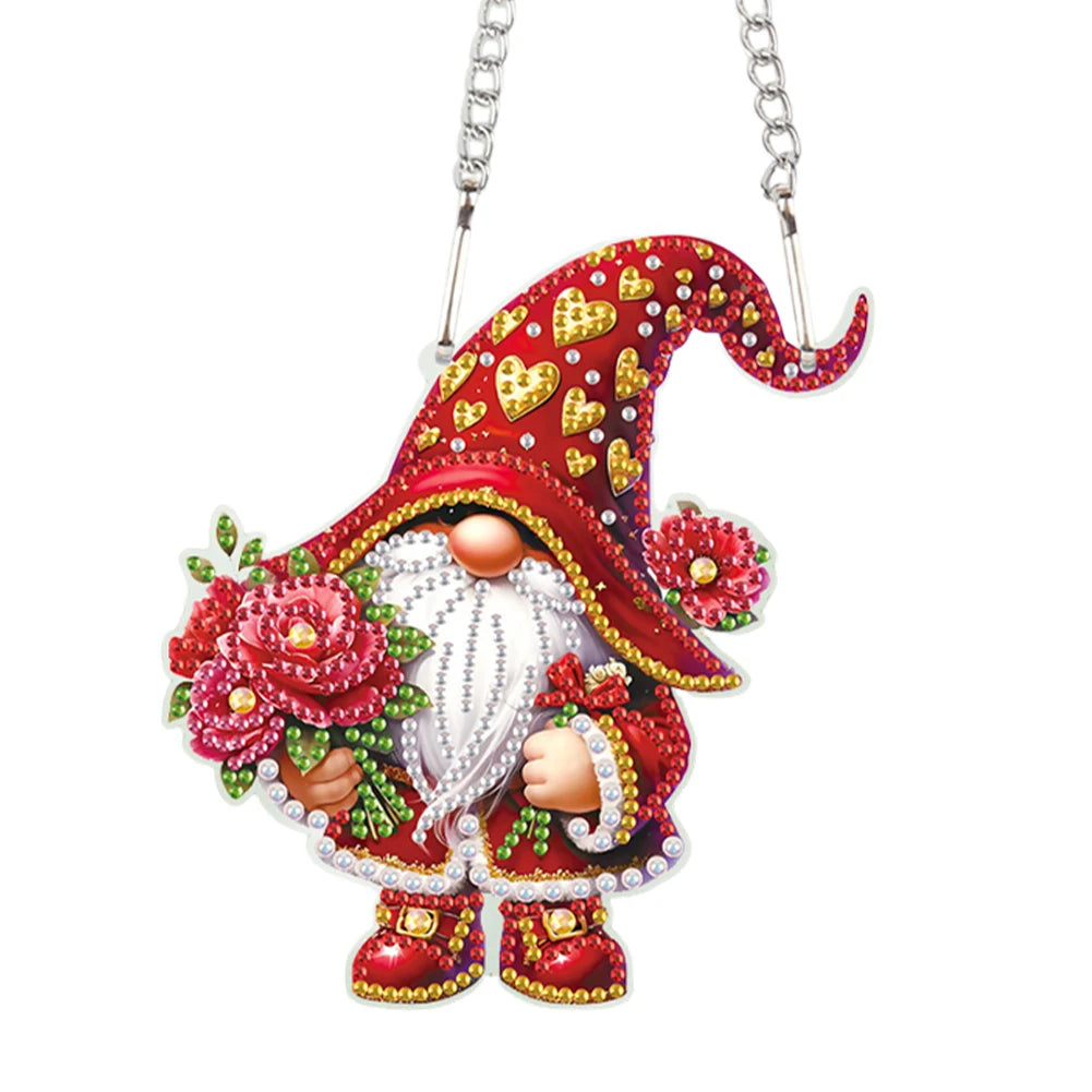 Valentines Day Love Puppy Diamond Art Pendant Kit