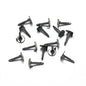 100pc Metal Locking Pin Back Brooch Badge Holder