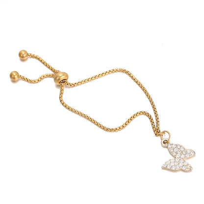 Adjustable Stainless Steel Bracelet Slider