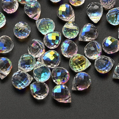 Austria AB Color Crystal Strawberry Beads 10*8mm Shiny Faceted Glass Beads