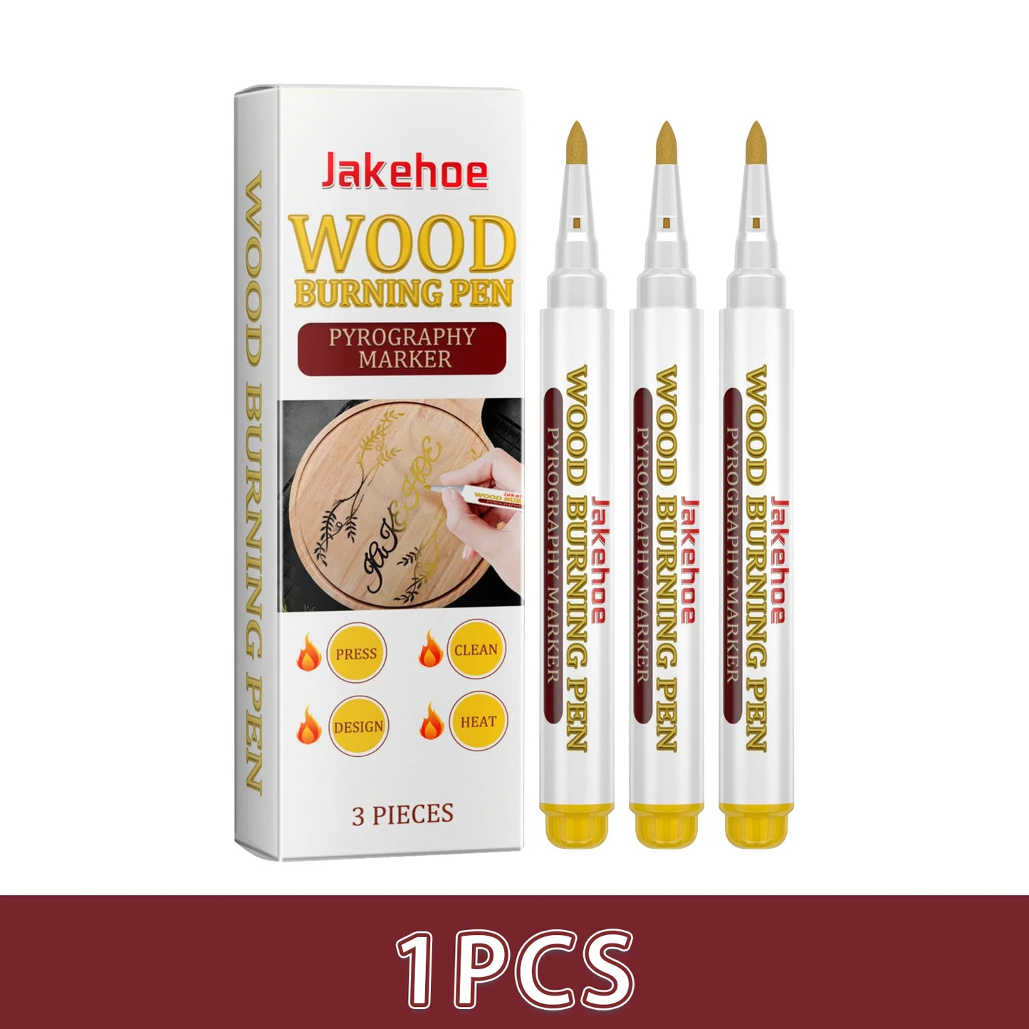 Wooden Burning Marker Pens
