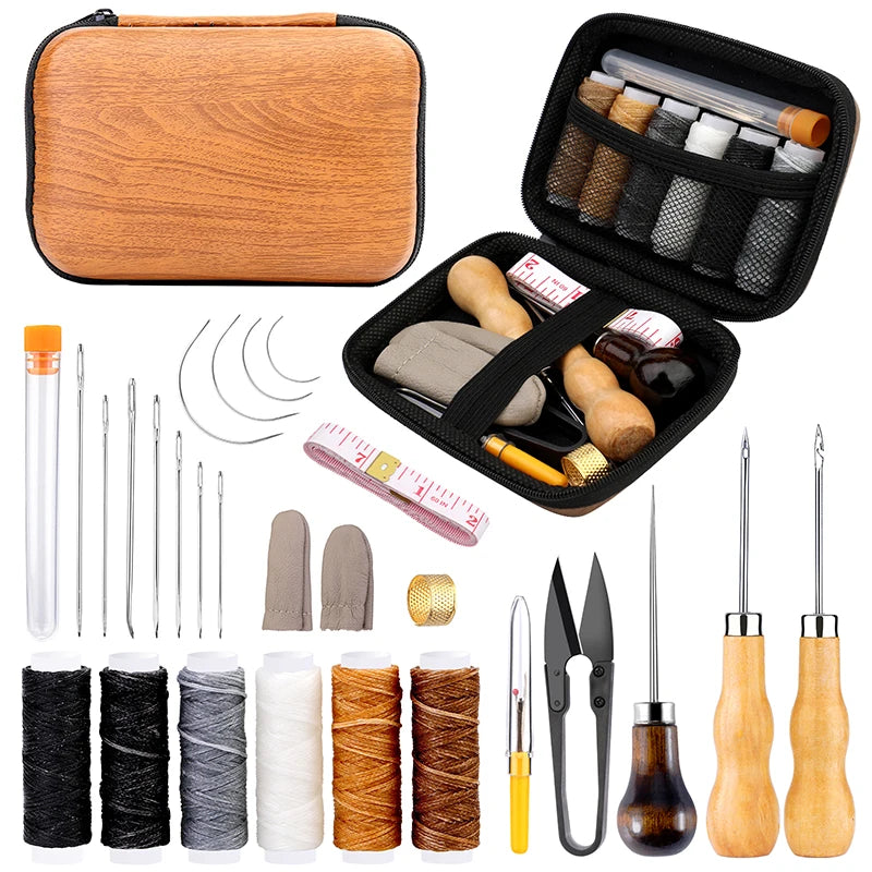 KRABALL Leather Working Kit Craft Tools Supplies