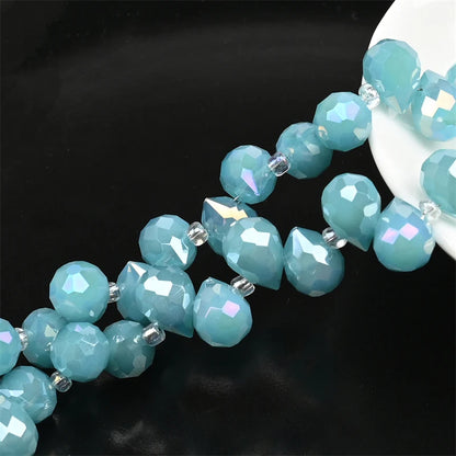 Austria AB Color Crystal Strawberry Beads 10*8mm Shiny Faceted Glass Beads