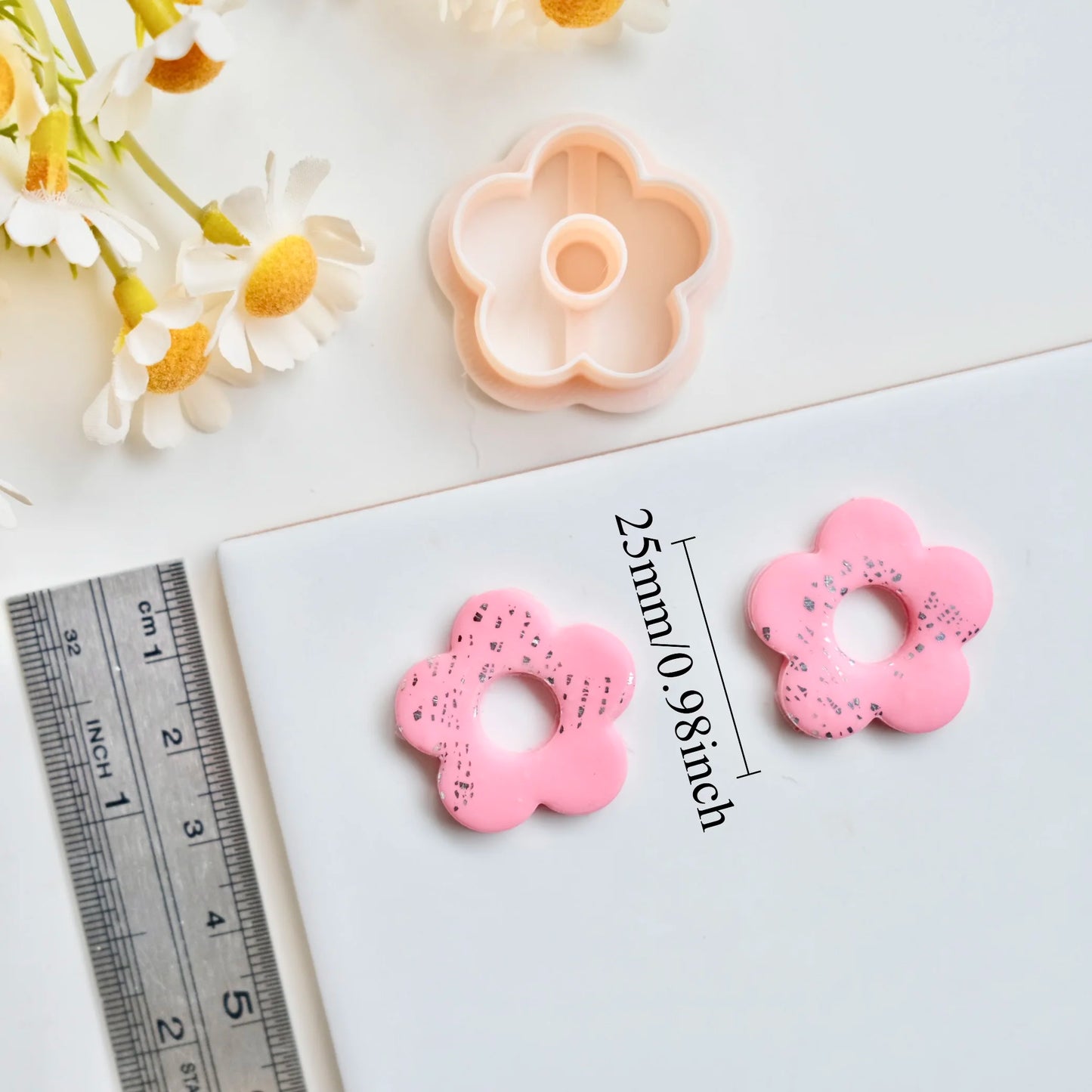 Flowers Polymer Clay Earring Cutters for Jewelry Pendant