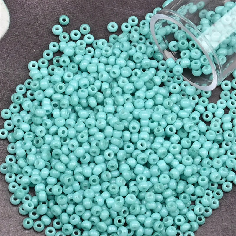 12Grams/Tube 2mm Metallic Seed Beads Japanese Round Glass Seedbeads 1200pcs