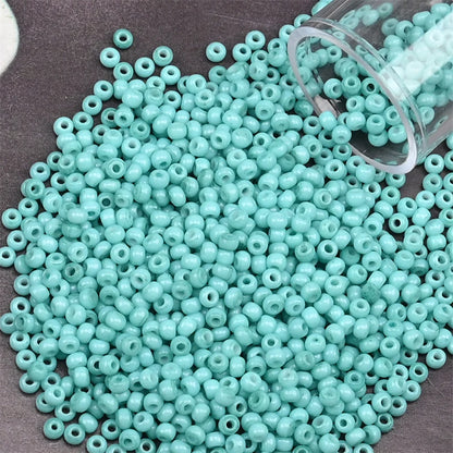 12Grams/Tube 2mm Metallic Seed Beads Japanese Round Glass Seedbeads 1200pcs