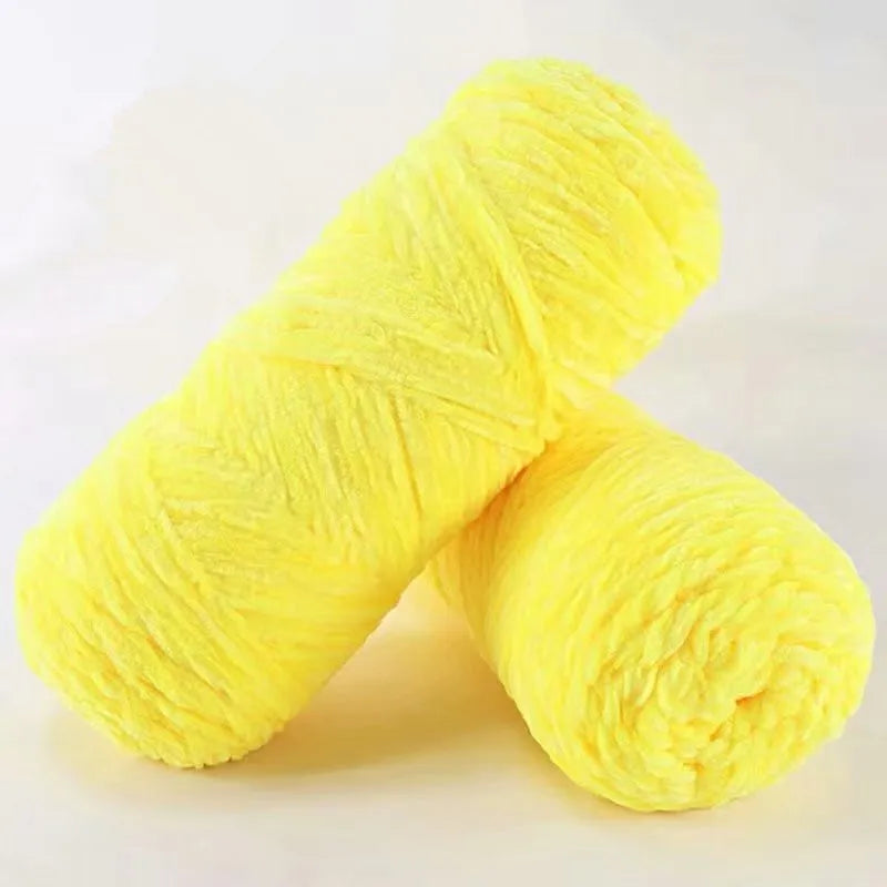 DIY 100% Polyester  Velvet Yarn