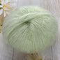1pcs 50g Mohair Silk Wool Yarn 15% Wool 15% Mohair 40% Acrylic 30%