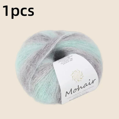 Gradient Mohair Soft Cotton Yarn