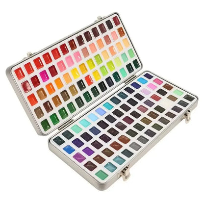 Artist watercolor paint 130/98/60/24 colors art set professional drawing pigment
