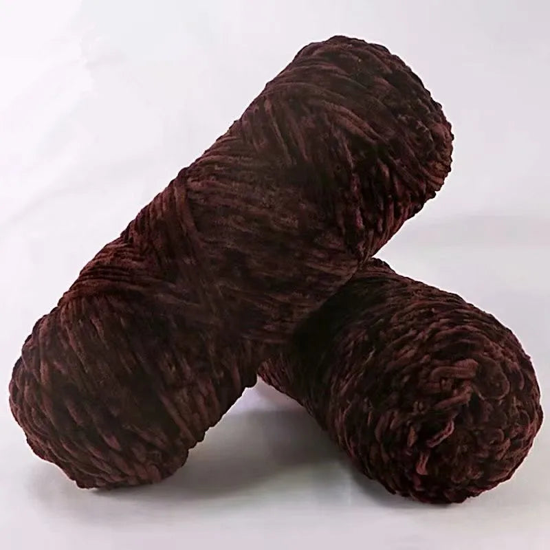 DIY 100% Polyester  Velvet Yarn