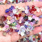 New 30pcs 8mm Five-pointed Star Matte Glass Beads Loose Spacer Beads