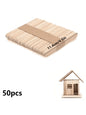 50/100/200 Pieces 11.4cm/4.5 inch Small Wooden Craft Sticks