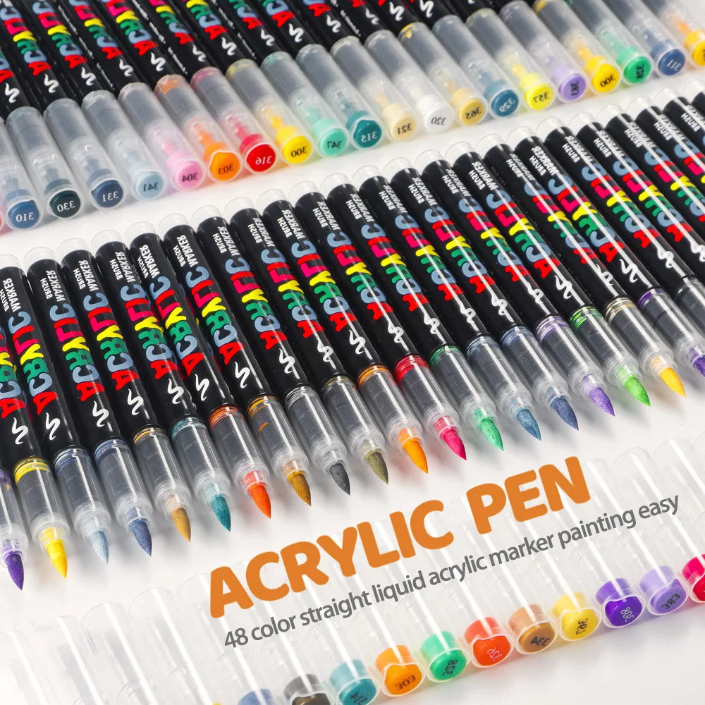 12/24/36/48 Color Acrylic Paint Pen Markers