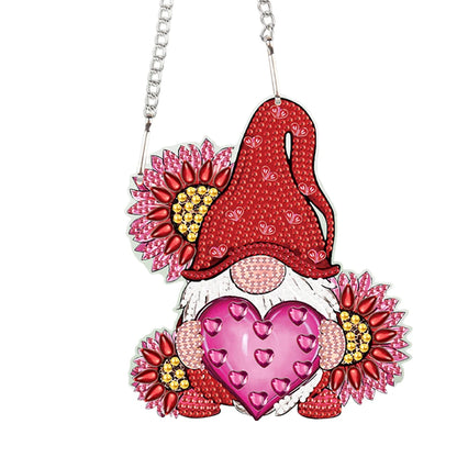 Valentines Day Love Puppy Diamond Art Pendant Kit