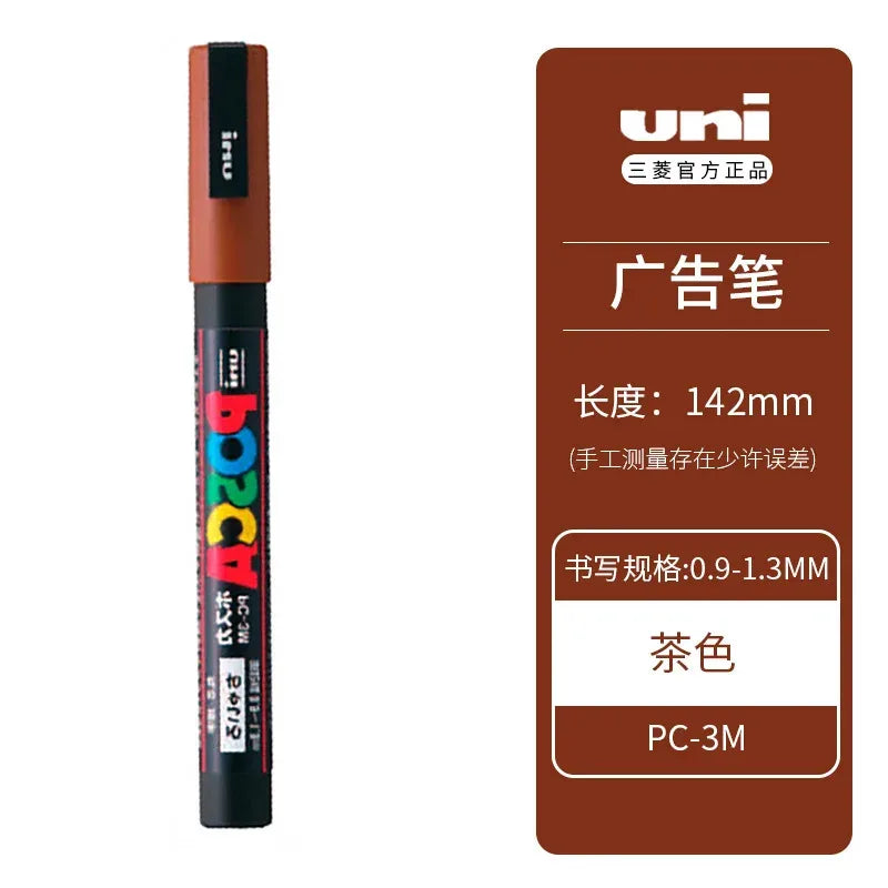 Uni Posca Full Marker PC-1M 3M 5M Multi-Colours Acrylic