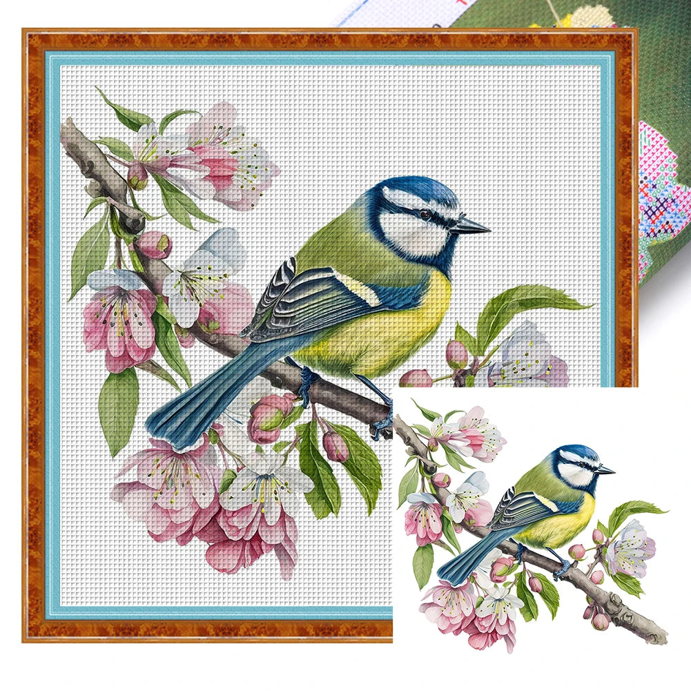 Full Embroidery Cross stitch Eco-cotton Thread 18CT Printed