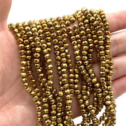 2 3 4 6 8mm Austria Faceted Crystal Beads Rondelle