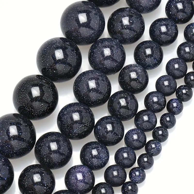 A++ Natural Golden Sandstone & Blue Sandstone & Green Sandstone Loose Beads